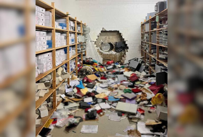 Thieves tunnel German bank and make off with millions